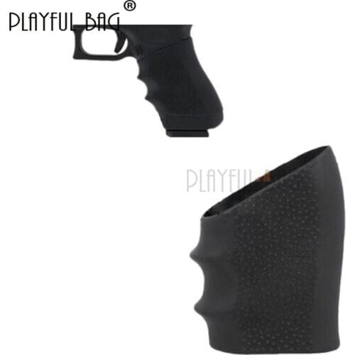 PB Playful Outdoor sports water bullet gun rubber grip cover toy pistol anti-skid cover G17 G19 P1 frosted protective cover QD35