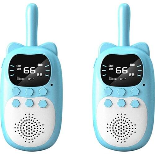 New 3 KMs Walkie Talkies For Kids Gift Toy Long Range With Flashlight USB Recharge Indoor Outdoor Hiking Adventure Walkie Talkie