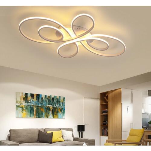Modern LED Ceiling Lights Dimmable Living room Dining room Bedroom Study Balcony Aluminum Body Home Decoration Ceiling Lamp