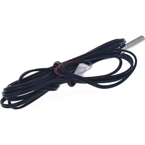 NTC 10K Ohm 1% 3435 Thermistor Temperature Cylinder Probe 1.5m Wire Sensor Cable