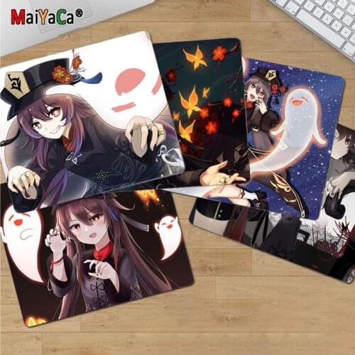 High Quality Hu Tao Genshin Impact Laptop Gaming Mice Mousepad Smooth Writing Pad Desktops Mate gaming mouse pad