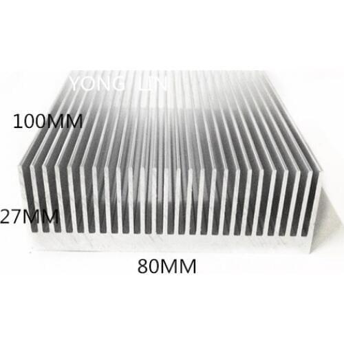 1 piece aluminum heatsink 80*27-100MM IC Heatsink/LED heatsink/Cooling radiator