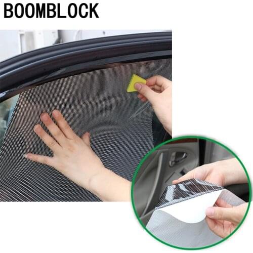 2pcs Car shade covers Accesories Static electricity stickers For Toyota Corolla Seat Leon Jeep Skoda Fabia Rapid Renault Duster