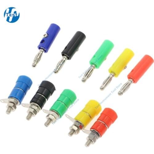 5PCS(5set) 4mm Binding Post Audio Speaker Terminal Banana Plug Sockets Jack Connectors