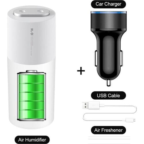 Car Air Humidifier Dual Sprayer Diffuser 400ml for Auto Armor Home Office Accessories Car Air Humidifier Auto For Audi A6 C6 A8