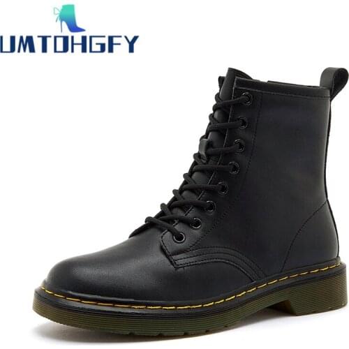 REVT Leather Womens Martin boots female summer autumn lady version 8-hole cowhide mesh breathable waterproof mid-tube boots