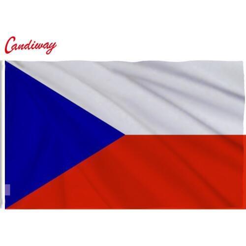 90 x 150cm The Czech flag polyester in the Czech republic flag outdoor indoor activities to celebrate big flags NN084