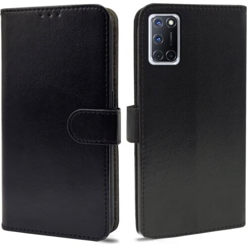 For OPPO A72 4G Case Flip Leather Wallet Card Slot Silicon protective shell Cover Phone Aluminum Foil Case for OPPO A72 4G