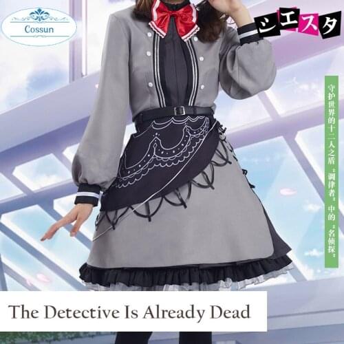 The Detective Is Already Dead Siesta Dress Uniform La Detective Esta Muerta Cosplay Costume Halloween Party Outfit For Women New