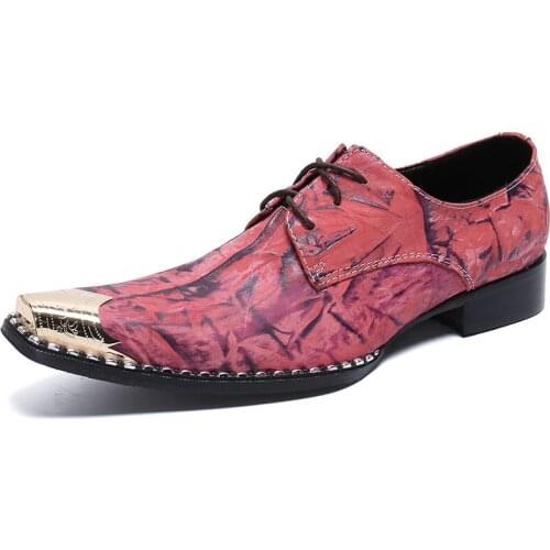 Summer Casual New Mens Classic Fashion Shoes Personality Chinese Style Pointed Leather Lazy Low-cut Graffiti Retro Mens Shoes