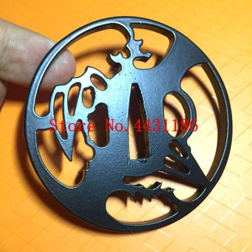 New Arrival Nice High-grade iron Sword Fitting Tsuba Hand Guard for Samurai Japanese Katana Wakizashi