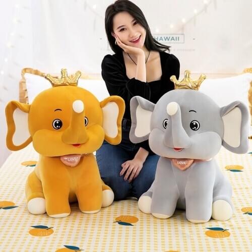 New Soft Elephant Plush Dolls Baby Toy Cartoon Plush Kids Toys Stuffed Animals Baby Plush Doll Infant Toys Children Gift
