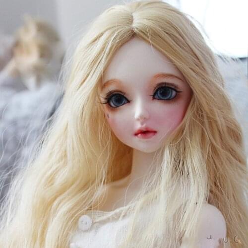1/3 1/4 1/6 1/8 Bjd Wig High Temperature Long Wavy Bjd Fiber Hair MSD SD Yosd For BJD Doll Wig