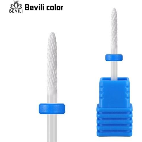 Ceramic Nail Drill Bit Professional Cuticle Nail Cleaner Bit Electric Manicure Machine for Nail polish Nail polisher drill bit
