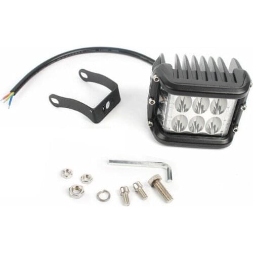 Shooter Work Light Side Strobe 4\" White & Amber Work Enegry Saving LED Lamp