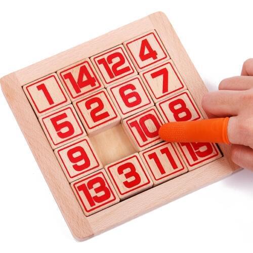 Early Educational Toy Developing for Children Jigsaw Digital Number 1-15 Puzzle Game Toys Game Learning Numbers Matching for Kid