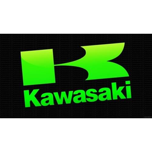 Kawasaki racing Flag feet x 5ft Polyester Size