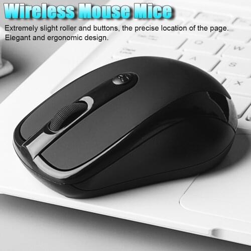 Adjustable 2000DPI 2.4GHz USB Wireless Mouse Optical Computer Battery Mouse Ergonomic Mice For Laptop PC Mouse