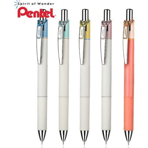 1Pcs Japanese PENTEL Striped Quick-drying Gel Pen BLN75L 0.5mm Limited Edition ENERGEL Clena Black Refill Writing Smooth
