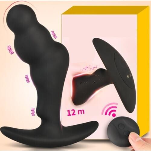 Sex Toys Wireless Remote Control Anal Plugs Go Out to Wear Male and Female Masturbation Anal Expander Anal Anal Plug Vibration