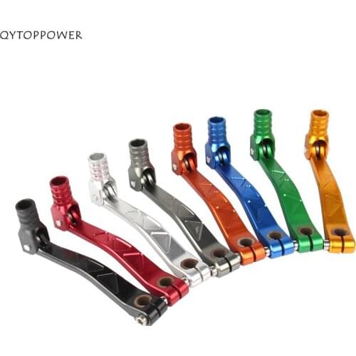 Folding CNC Aluminum Gear Shift Lever For KAYO BSE Apollo Xmotos SSR CRF KLX 50 70 90 110 125 140 150 160cc Dirt Pit Bike