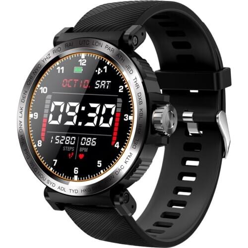 S18 New Sport Watch Full Screen Touch Clock Heart Rate Monitor Smartwatch Fitness Tracker Bracelet IP68 Waterproof Smart Watch