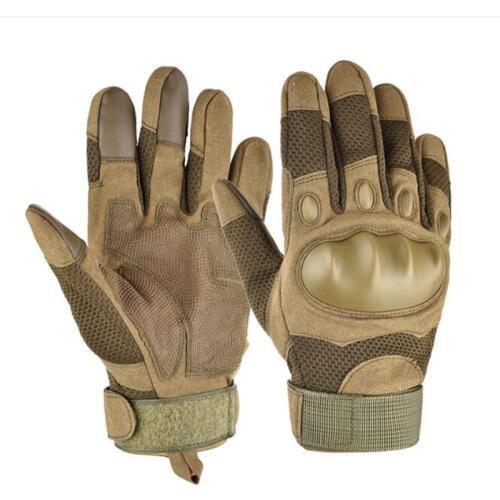 Joshock Tactical Gloves Military Fan Full Finger Training Fighting Hard Shell Touch Screen Army Fan Sports Mountaineering Riding