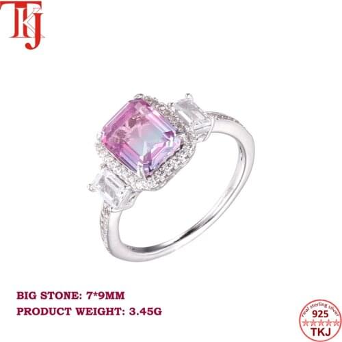 TekapoJade Rings With Cubic Zirkonia For Women