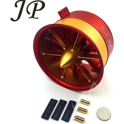Airplane RC 50V 12S 7100W JP120mm FED conditioning fan 12 blades with Motor 5060 750KV RC Air Plane