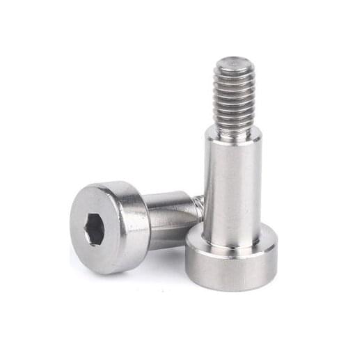 2pcs M5 Allen shoulder screws stainless steel plugs screw shaft shoulders limit plug polished rod diameter 6.5mm 3mm-50mm long