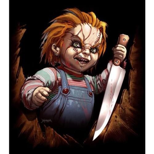 5D DIY Full Square/Round Diamond Painting Cartoon "Bride Of Chucky" 3D Embroidery Cross Stitch Mosaic Home Decor Art YC29