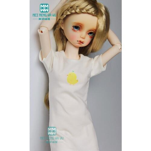 BJD doll clothes fits 43cm MSD 1/4 BJD doll fashion Casual wild printed temperament T-shirt