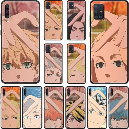 Tokyo Revengers Manjiro Sano Anime Than heart Phone Case for Samsung Galaxy A51 A71 A21S A12 A11 A31 A52 A41 A32 A72 A02S Cover