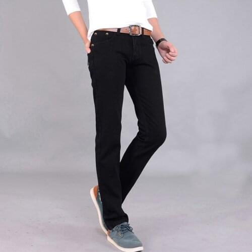 Men Jeans High Quality Men Cotton Straight Classic Jeans Spring Autumn Male Denim Pants Overalls Designer