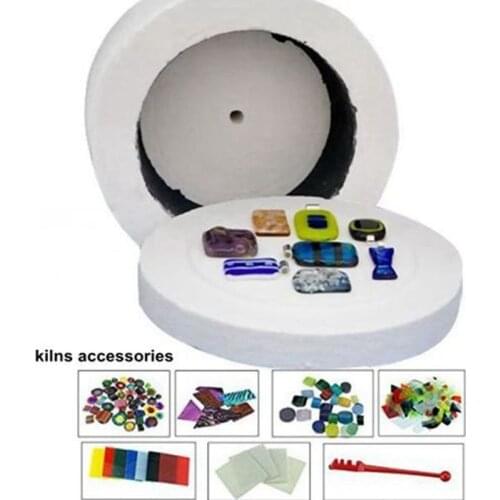 Extra Large Microwave Kiln Kit For Glass Fusing 8pcs set Fusing Glass Kiln Kit