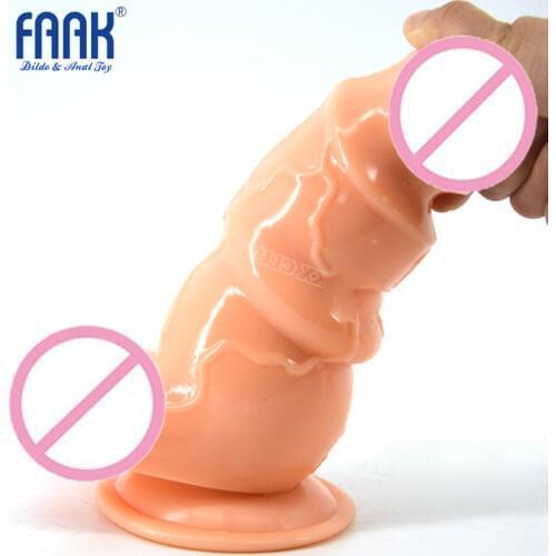 FAAK 21.7*7cm Super Real Big Dildo Strong Suction Cup Dildo anal plug sex Women Huge Dildos Realistic Adult Game Female Sex Toys