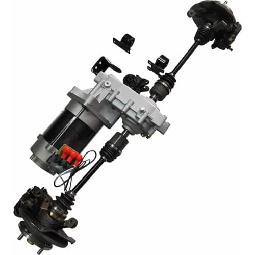 HIGH-POWER AC split suspension mcpherson type Disk Brake Ram Horn drive shaft assembly for electric four-wheel vehicle