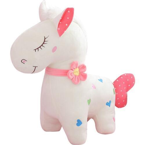 Hot selling soft plush animal toys horse for lovers