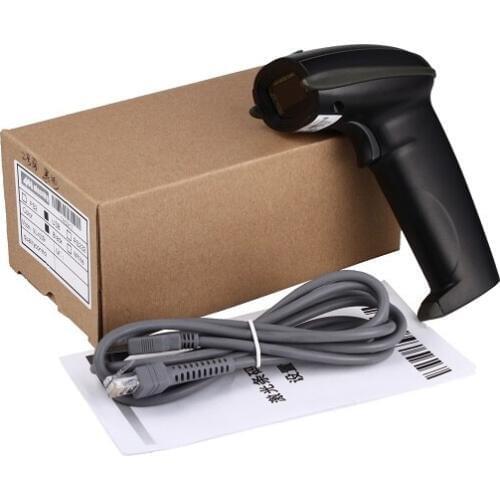 LS09 Free shipping Hot New Innovative Hand-held Black USB 1D Barcode Scanner Bar Code Scanner