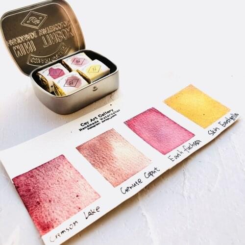 Handmade Mineral Solid Watercolor Pigment Water Color Raw Materials Acuarelas Master Airtist Painting Gouache Art Supplies