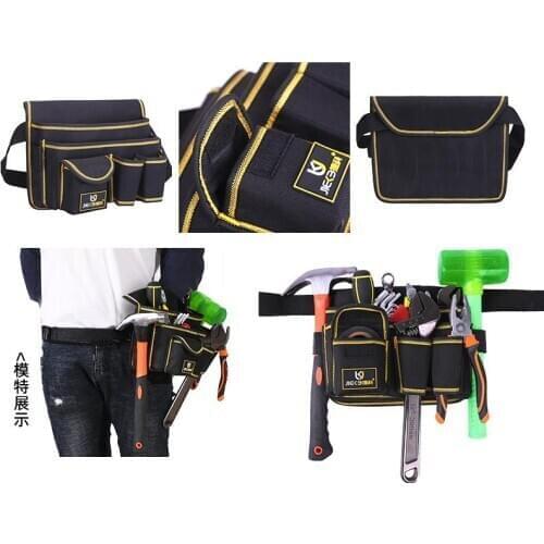 Multi-function Waist Pack Repair Work Tool Electrician Storage Bag installer Oxford Hardware Tool Pocket Wrench Pliers Storage b