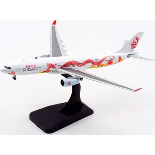 1/400 Scale Diecast Alloy A330-300 B-HWG Dragon Air Airlines Plane Model Alloy with Landing Gear Aircraft collectible