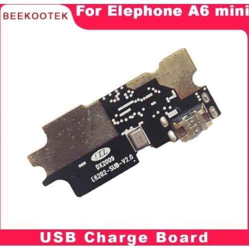 New Original USB Board Charging Port Board usb plug with Mic For Elephone A6 mini Phone Repair Replacement Accessories Parts