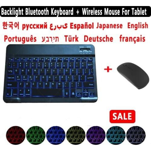 PC Android IOS Windows Quiet Slim Thin Tablet Keyboard Mouse For Apple iPad Huawei Samsung Xiao mi Lenovo Surface Acer