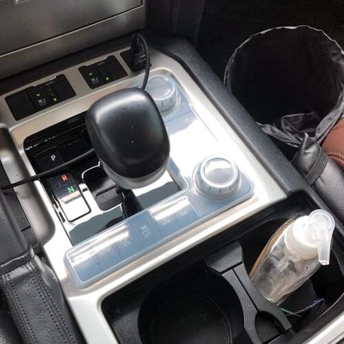 For Toyota Land Cruiser 200 FJ200 LC200 2016 2017 2018 2019 2020 car Interior Soft Rubber Dust proof Gear Cover Accessories