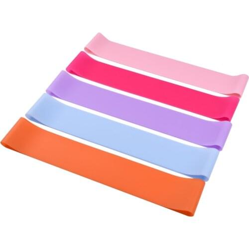Resistance Bands Set Elastic Band Fitness Silicone Rubber Bands For Sport Leg Hip Yoga Exercise Gym Train Home Workout Equipment