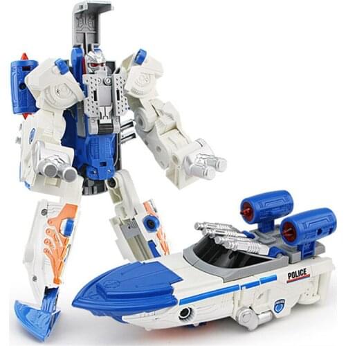 WEI JING 5 IN 1 Transformation Robot Toy Boy Anime Action Figure City Secure Airship Motorcycle Helicopter Tank Model Toys Boys