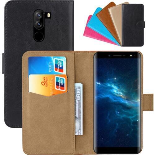 Luxury Wallet Case For Doogee X60L PU Leather Retro Flip Cover Magnetic Fashion Cases Strap