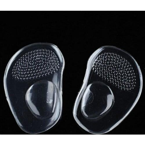 Self Adhesive Silicone Forefoot Pads Massager Insoles Non-slip For High Heels Sandals Shoes Accessories