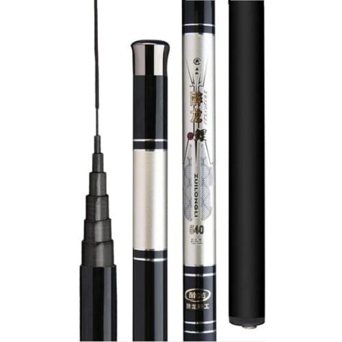 Fishing Telescopic Fishing Rod Carp Fishing Ultralight Carp Fishing Rod Carbon Stream Pole 3.6M4.5M5.4M6.3M Carbon Fiber Soft